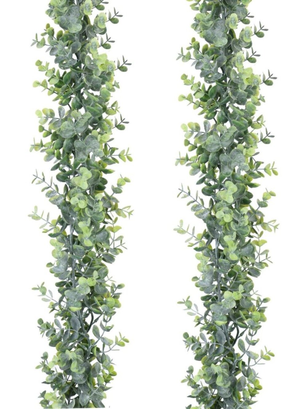 2 Pack Faux Eucalyptus Garland - 6ft Artificial Vines for Wedding Decor & Home